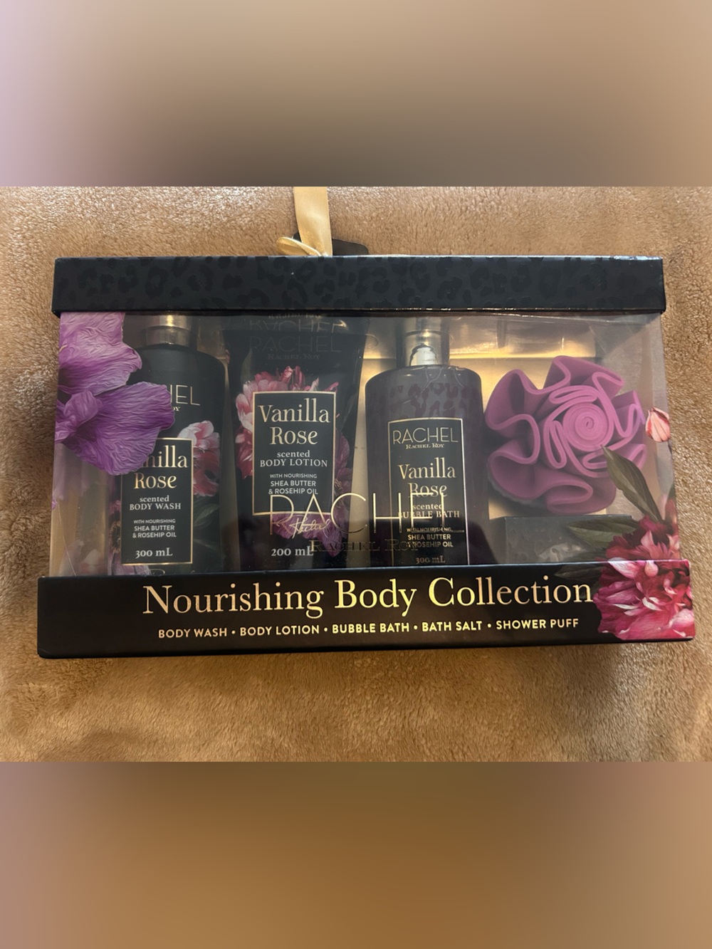 Rachel Rachel Roy Vanilla Rose Bath & Body Set